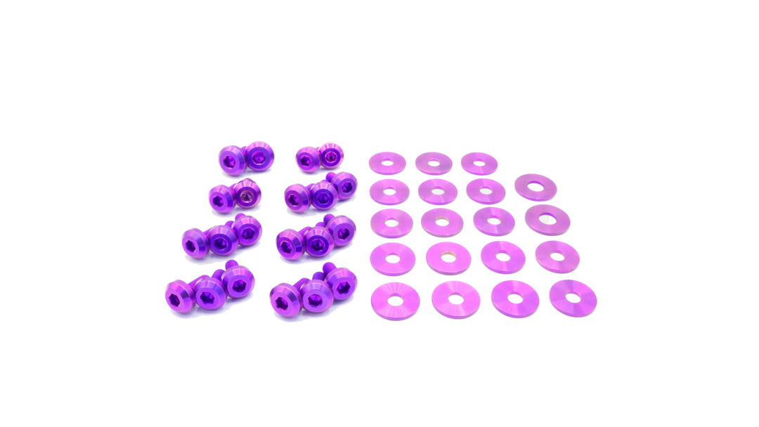 Dress Up Bolts Titanium Partial Engine Bay Kit Scion FR-S (2013-2016) Purple