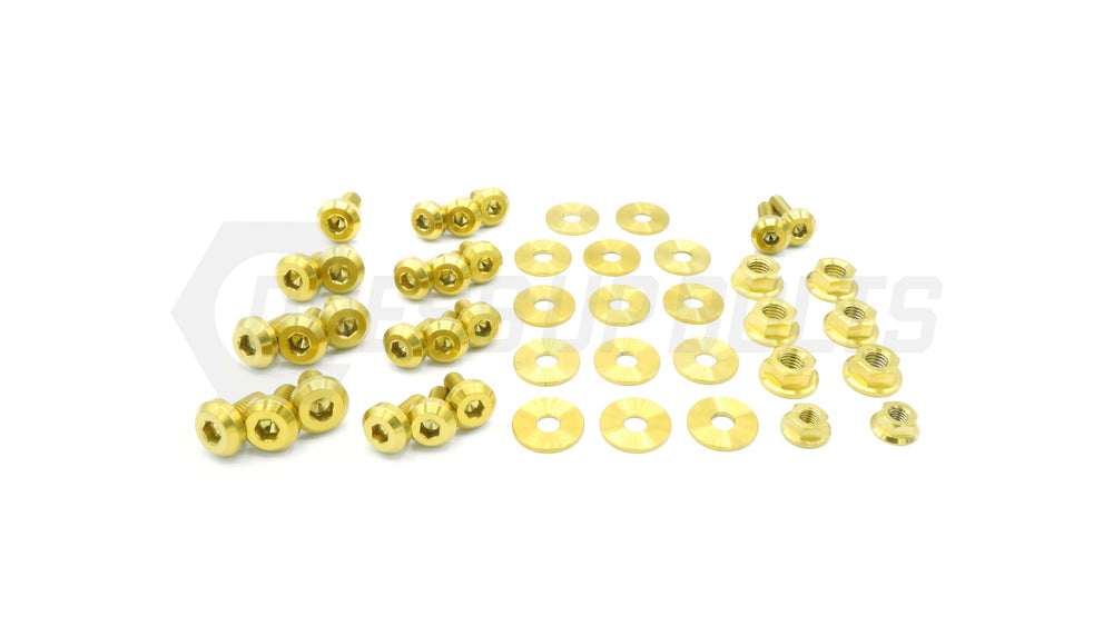 Dress Up Bolts Titanium Hardware Engine Bay Kit Subaru Forester (2003-2005) Gold