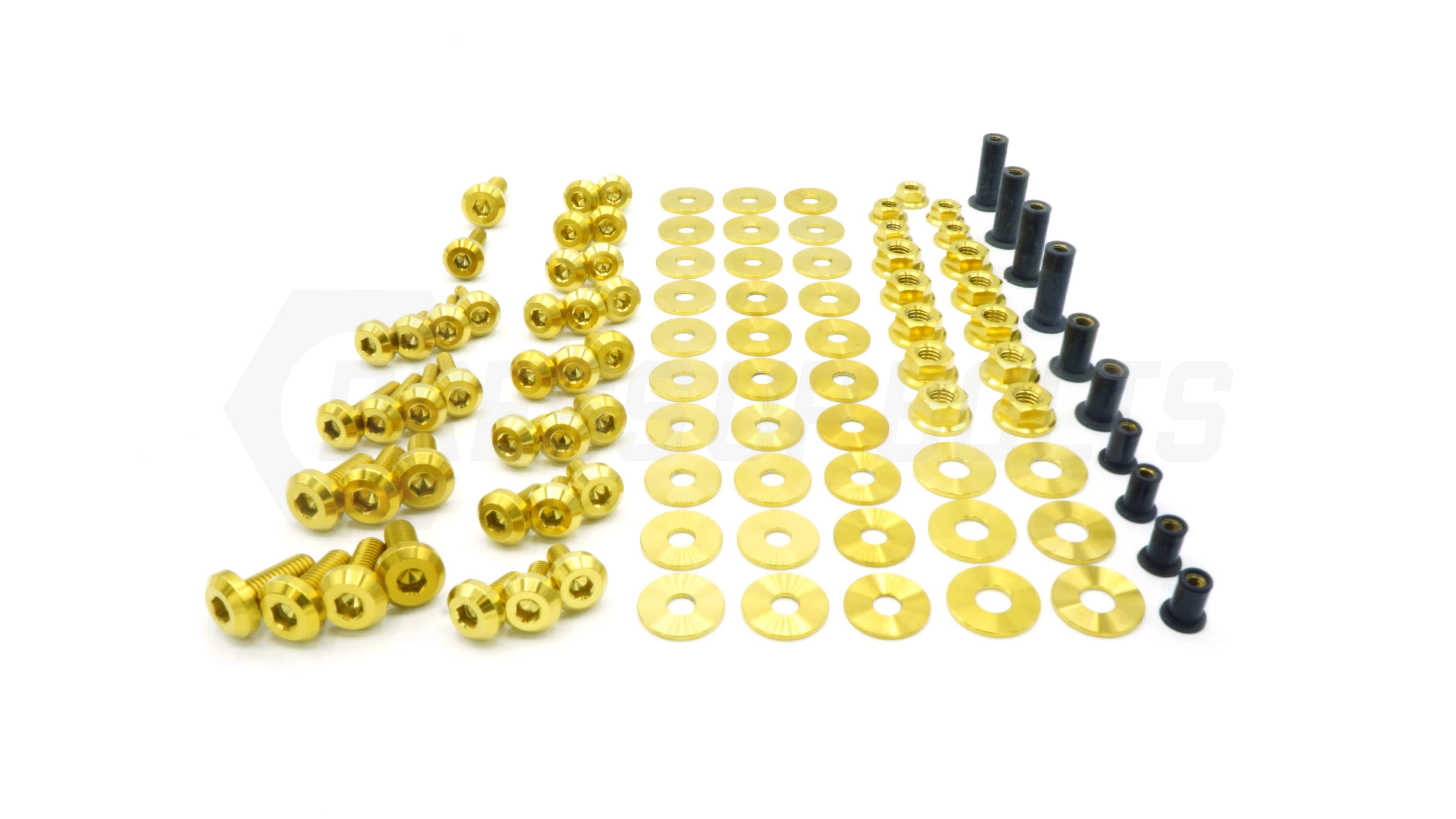 Dress Up Bolts Stage 2 Titanium Hardware Engine Bay Kit Subaru WRX/STI (2015-2021) Gold