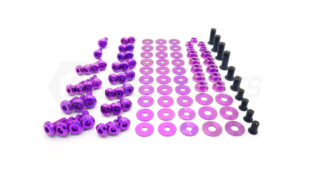 Dress Up Bolts Stage 2 Titanium Hardware Engine Bay Kit Subaru WRX/STI (2015-2021) Purple