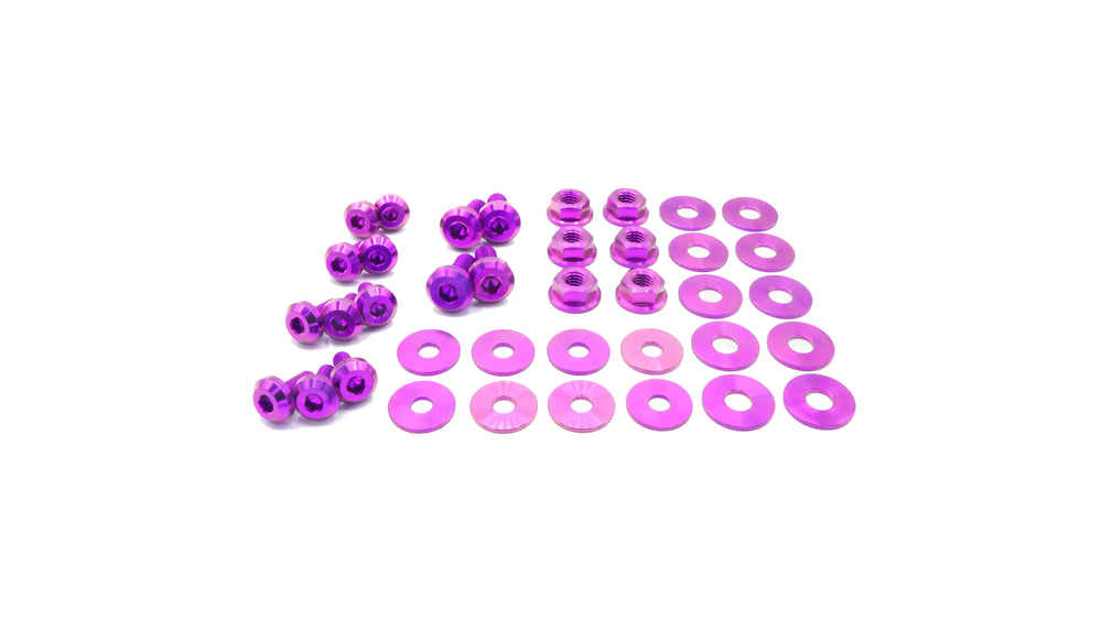 Dress Up Bolts Stage 1 Titanium Hardware Engine Bay Kit Subaru Impreza GC8 (1992-2001) Purple