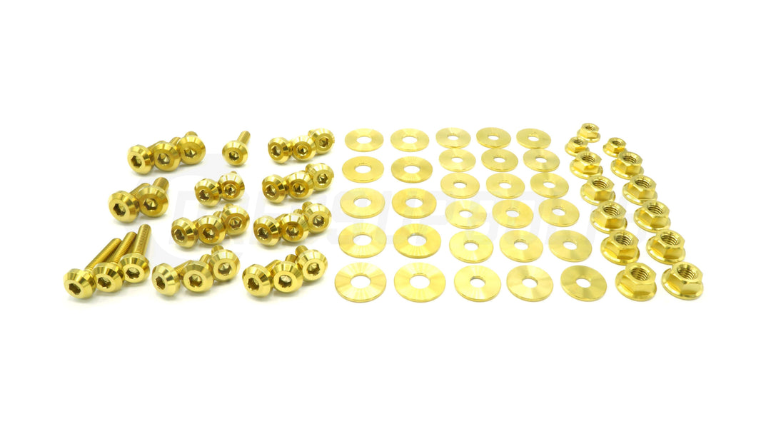 Dress Up Bolts Stage 2 Titanium Hardware Engine Bay Kit Subaru Impreza GC8 (1992-2001) Gold