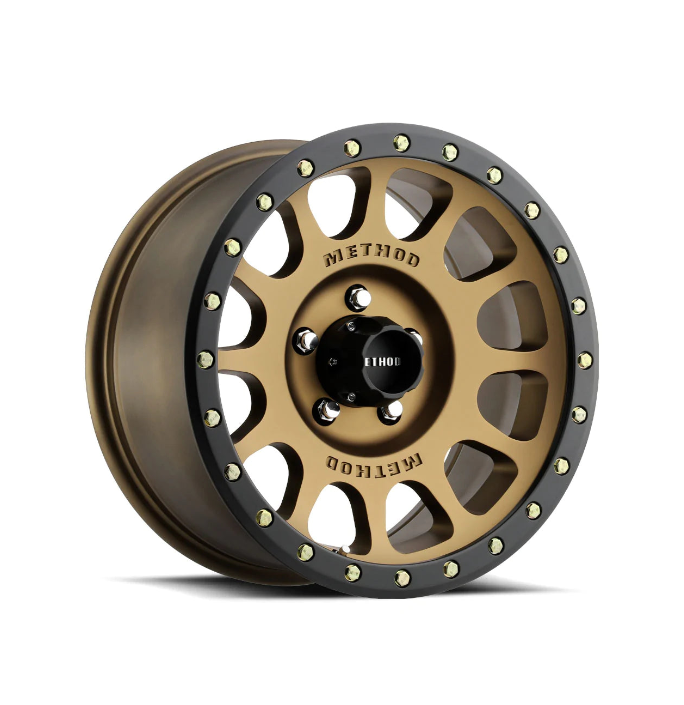 Method Race Wheels MR305 NV 17x8.5 5x5 0mm - Bronze Matte Black Lip Wheel