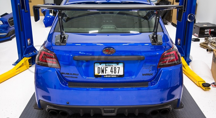 OLM Rear Rubber Bumper Protector Subaru WRX / STI 2015+