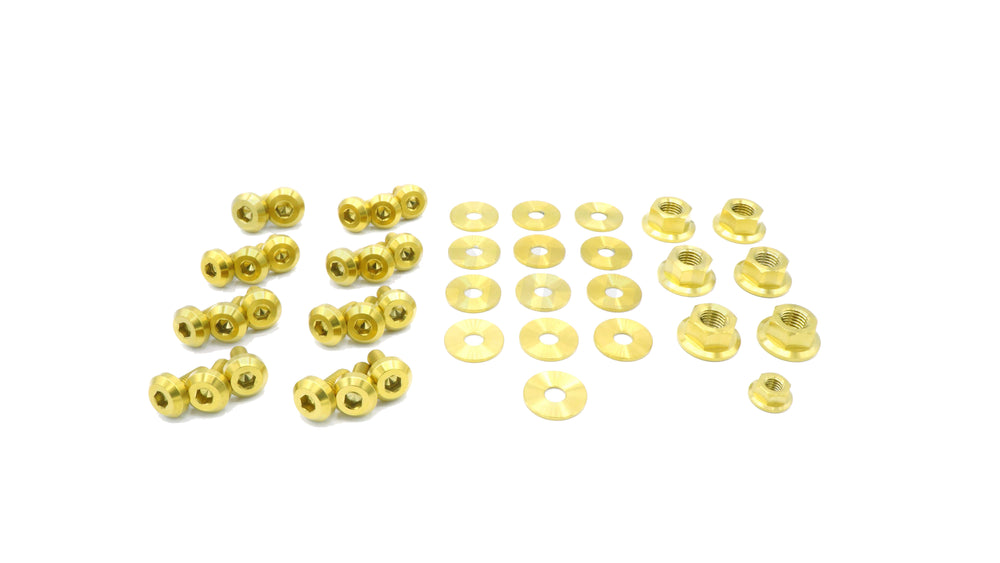 Dress Up Bolts Titanium Engine Bay Kit Toyota Supra MKIV (1993-2002) Gold