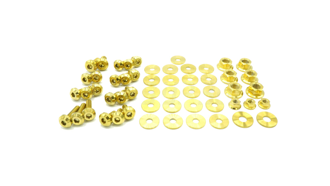 Dress Up Bolts Stage 1 Titanium Hardware Engine Bay Kit Toyota Supra MKIII (1986-1992) Gold