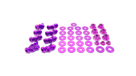 Dress Up Bolts Stage 1 Titanium Hardware Engine Bay Kit Toyota Supra MKIII (1986-1992) Purple