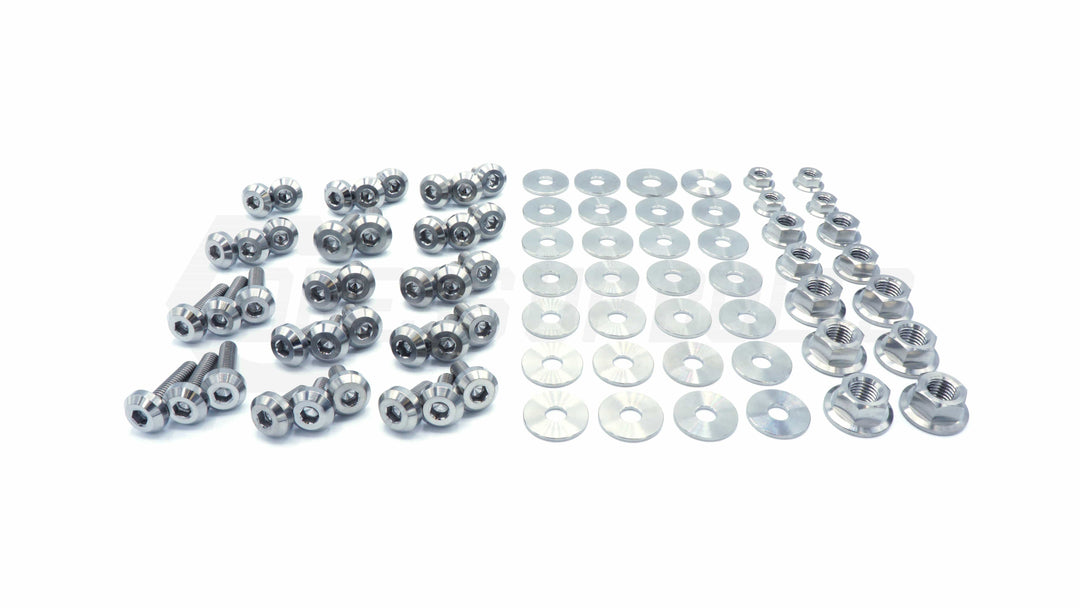 Dress Up Bolts Stage 2 Titanium Hardware Engine Bay Kit Toyota Supra MKIII (1986-1992) Polished