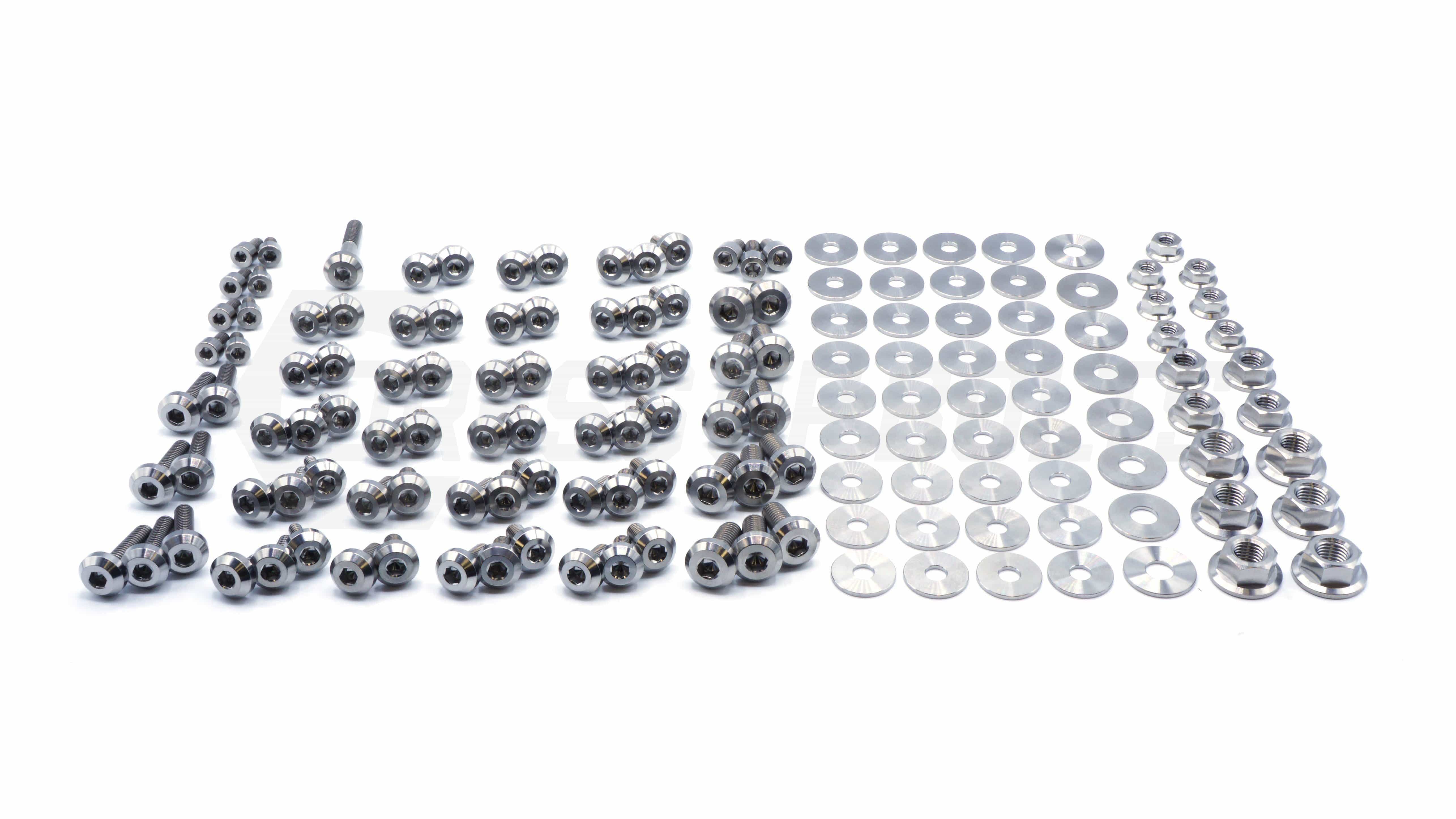 Dress Up Bolts Stage 3 Titanium Hardware Engine Bay Kit Toyota Supra MKIII (1986-1992) Polished