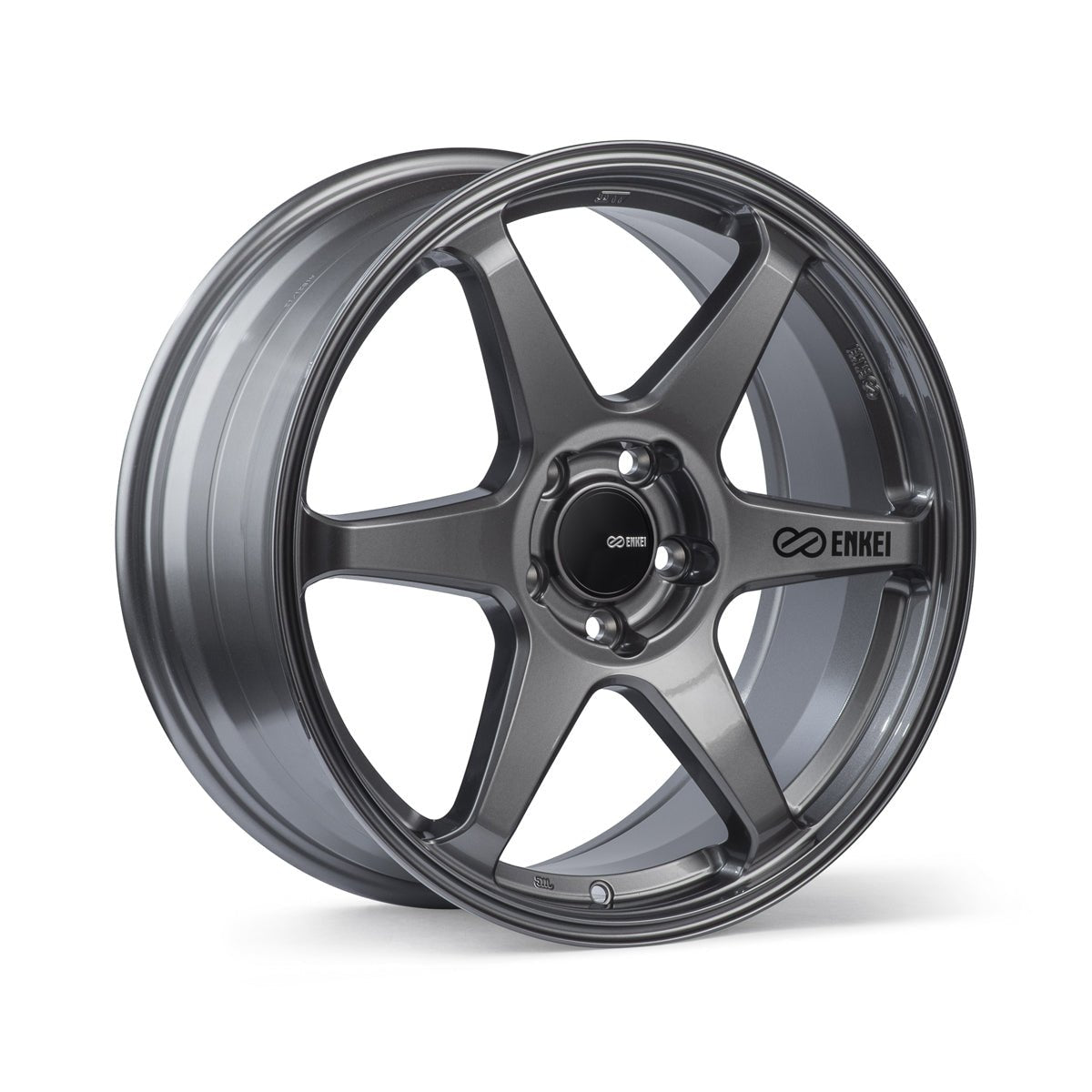 Enkei T6R 18x9.5 5x114.3 38mm - Gloss Gunmetal Wheel