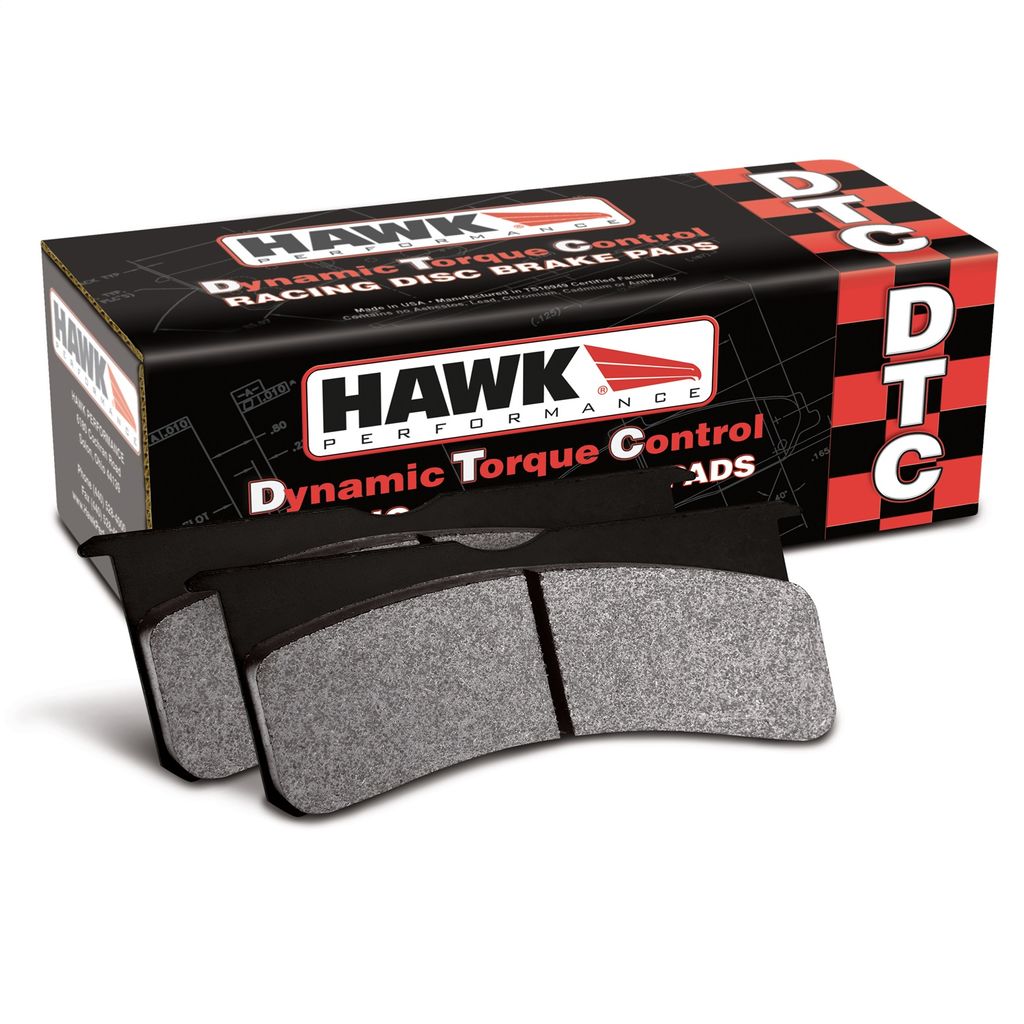 Hawk Performance DTC-80 Front Brake Pads - Subaru STI 2004-2017 / Mitsubishi Evo / OEM Brembo Applications