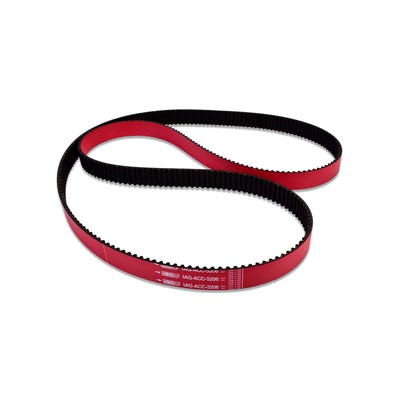 IAG Red Racing Timing Belt for 2002-14 Subaru WRX, 04-21 STI, 04-13 FXT, 05-12 LGT