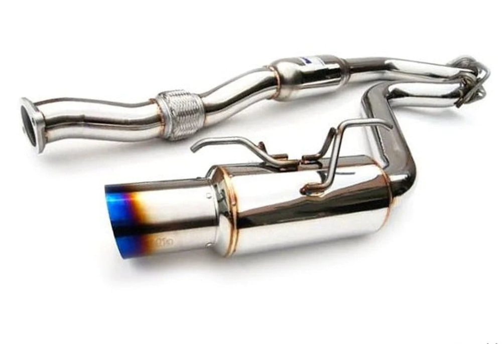 Invidia N1 Single Stainless Steel Catback Exhaust w/ Titanium Tip 2022-2024 WRX