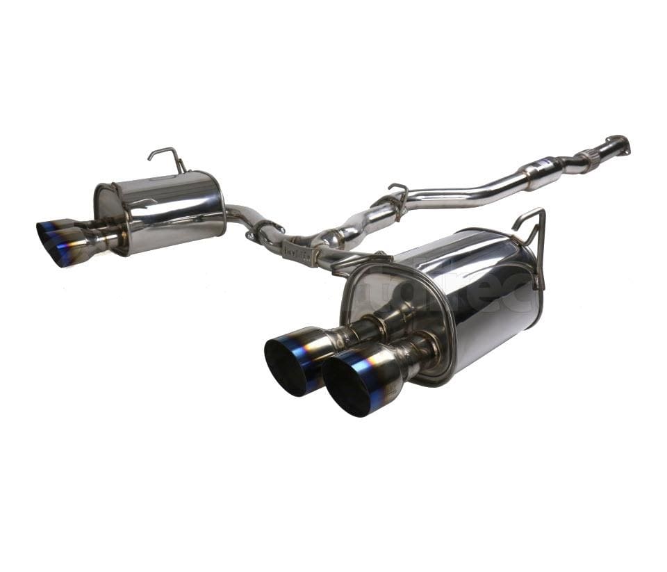 Invidia Q300 Titanium Burnt Cat Back Exhaust Subaru WRX / STI Sedan 2011-2014