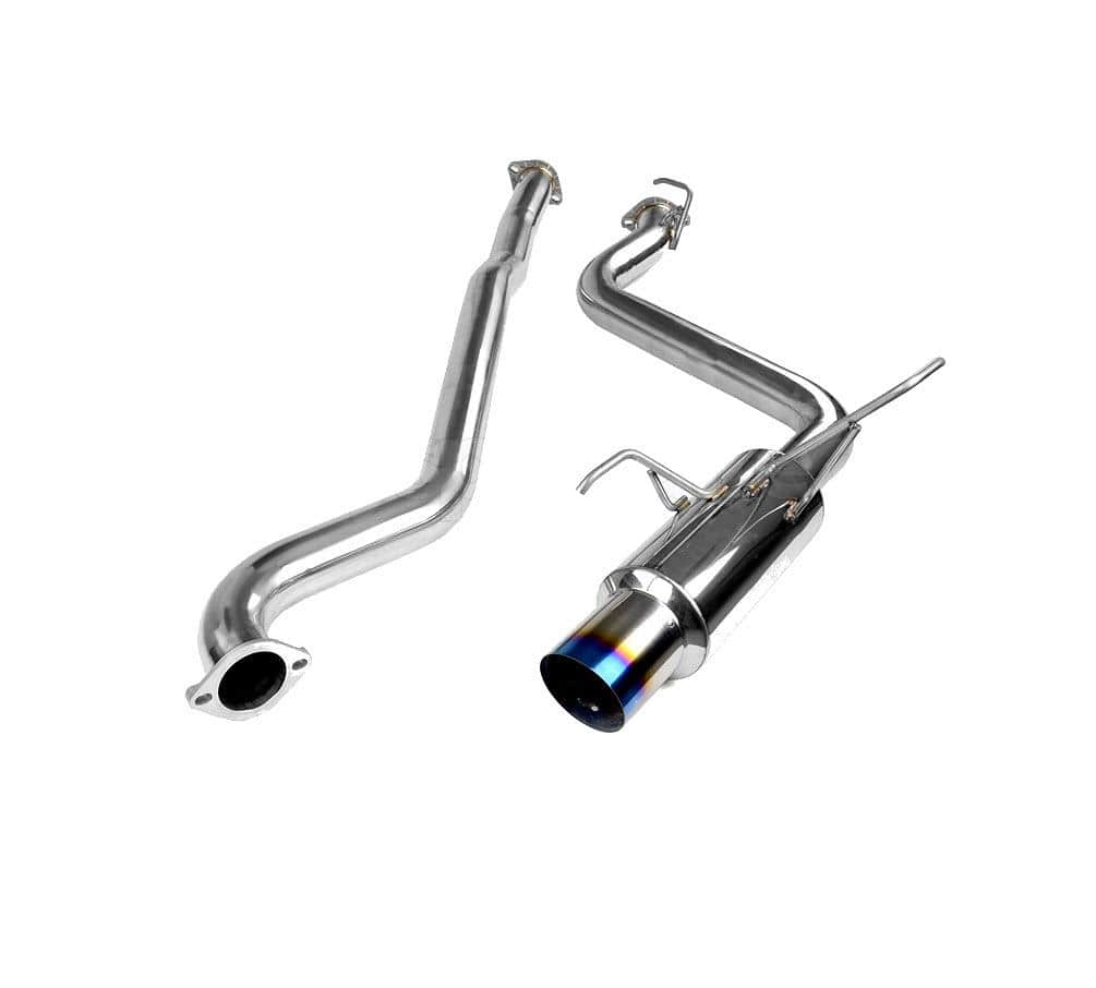 Invidia Racing Cat Back Exhaust Single Exit Titanium Tip Subaru WRX / STI Sedan 2008-2014