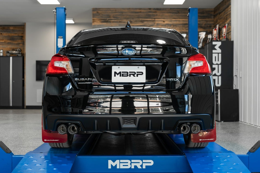 MBRP Exhaust 3" Cat Back, Dual Split Rear Exit, T304, Race Version Subaru WRX 2015 - 2021 - Dirty Racing Products