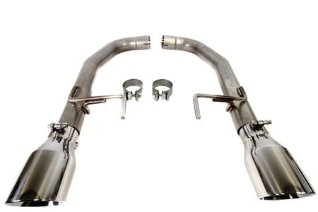 PLM 2.5" Dual Axle Back Exhaust Pipe Kit Ford Mustang V8 GT 2015 - 2017