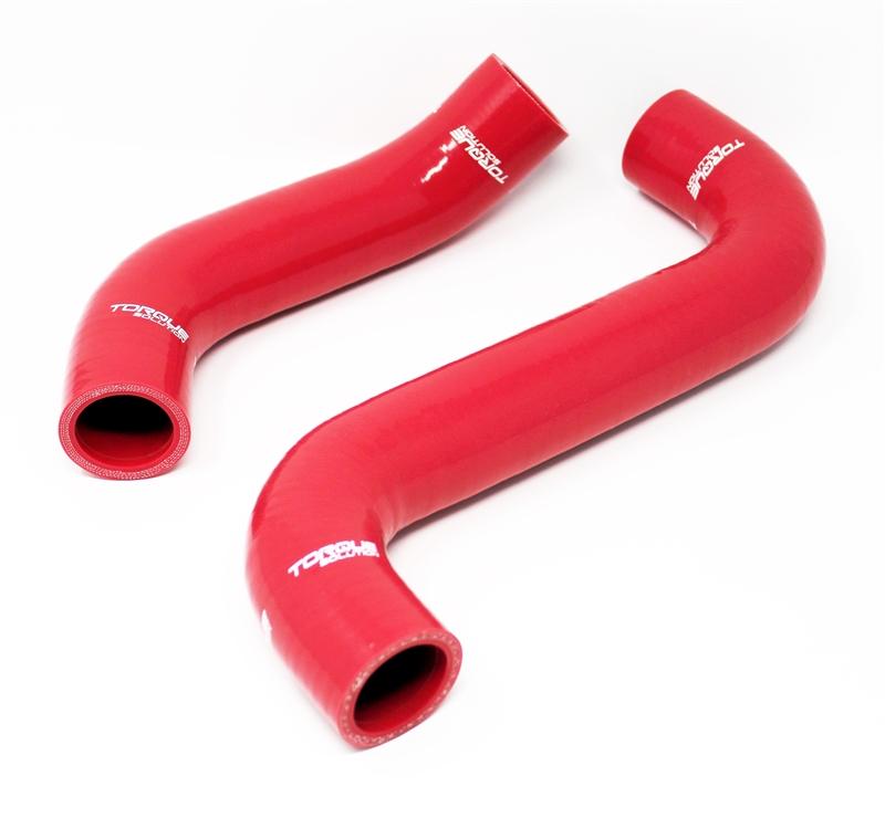 Torque Solution Silicone Radiator Hose Kit (Red) Subaru WRX 2002-2007, STI 2004-2007